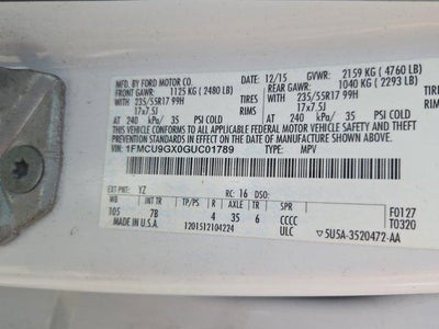 2016 Ford Escape 4WD 4dr SE