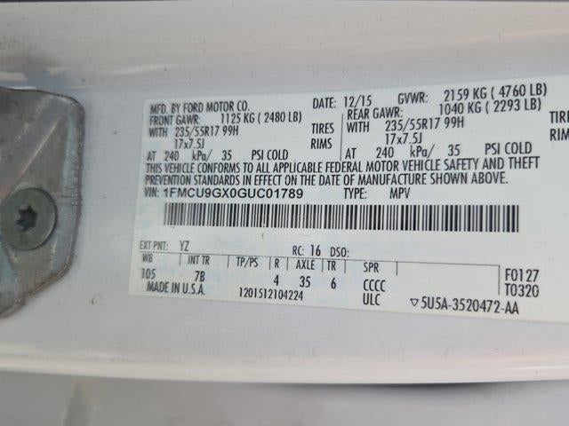 2016 Ford Escape 4WD 4dr SE