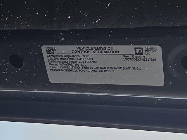 2022 Chevrolet Silverado 1500 Crew Cab Short Box 4-Wheel Drive LT 1LT