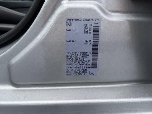 2025 Nissan Altima SV FWD