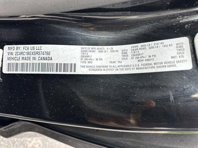 2025 Chrysler Pacifica Select FWD