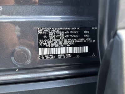2019 Toyota RAV4 XLE AWD (Natl)