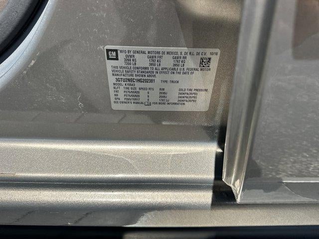 2017 GMC Sierra 1500 Crew Cab Short Box 4-Wheel Drive SLT