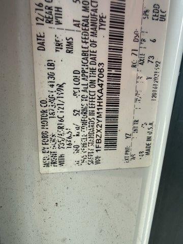 2017 Ford Transit Wagon T-350 148" Low Roof XLT Sliding RH Dr