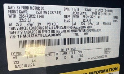 2020 Ford Expedition Limited 4x4