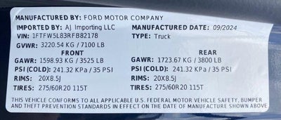 2024 Ford F-150 LARIAT 4WD SuperCrew 5.5' Box