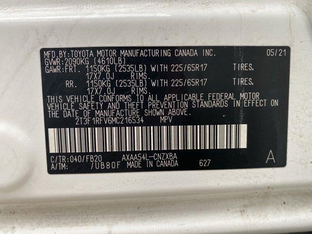 2021 Toyota RAV4 LE AWD (Natl)