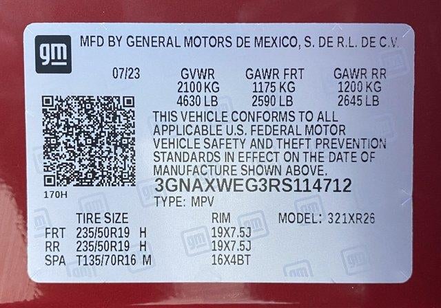 2024 Chevrolet Equinox AWD RS