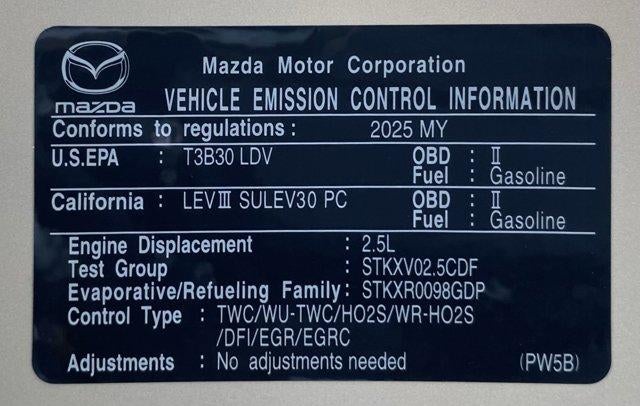 2025 Mazda Mazda3 Sedan 2.5 S Preferred FWD