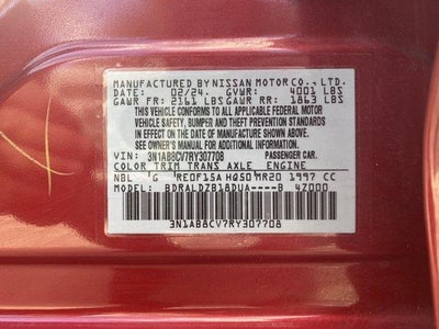 2024 Nissan Sentra SV CVT