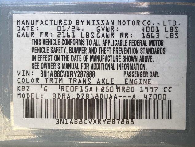 2024 Nissan Sentra SV CVT