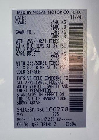 2025 Nissan Murano AWD Platinum