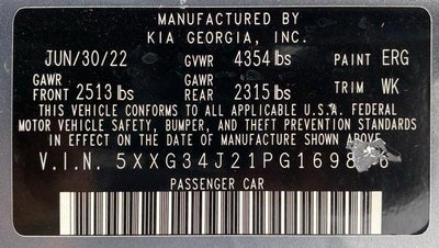 2023 Kia K5 EX Auto FWD