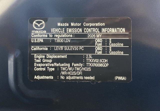 2026 Mazda Mazda3 Sedan 2.5 S Preferred FWD