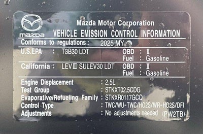 2025 Mazda Mazda CX-5 2.5 S Select Package AWD