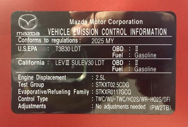 2025 Mazda Mazda CX-5 2.5 S Select Package AWD