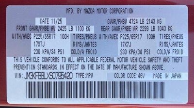 2025 Mazda Mazda CX-5 2.5 S Select Package AWD