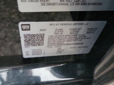 2022 Chevrolet Silverado 1500 Crew Cab Short Box 4-Wheel Drive LT 2FL