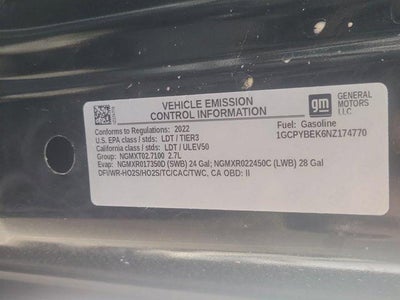 2022 Chevrolet Silverado 1500 LTD Crew Cab Short Box 4-Wheel Drive Custom