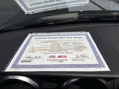 2007 Ford Mustang 2dr Cpe Shelby GT500