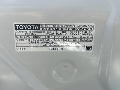 2025 Toyota 4Runner SR5 4WD (Natl)