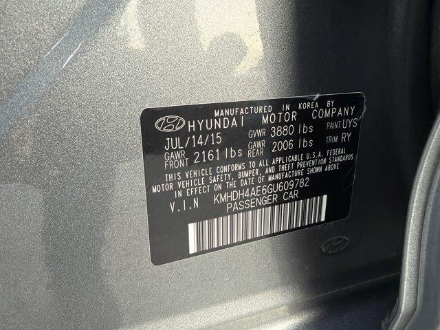 2016 Hyundai ELANTRA 4dr Sdn Auto Value Edition
