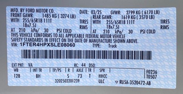 2025 Ford Ranger XLT 4WD SuperCrew 5' Box