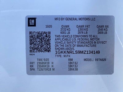 2021 GMC Acadia AWD SLE