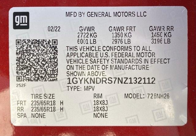 2022 Cadillac XT5 AWD 4dr Premium Luxury