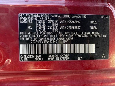 2024 Toyota RAV4 LE AWD (Natl)