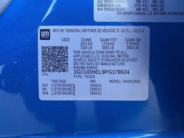 2023 Chevrolet Silverado 1500 Crew Cab Short Box 4-Wheel Drive ZR2