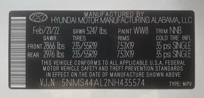 2022 Hyundai SANTA FE Limited FWD