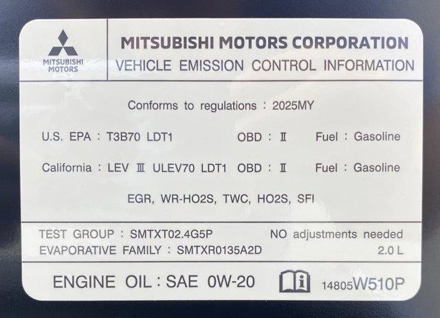 2025 Mitsubishi Outlander Sport ES 2.0 AWC