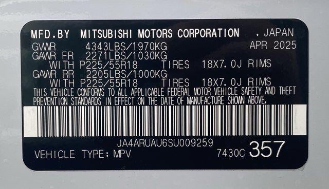 2025 Mitsubishi Outlander Sport Trail Edition 2.0 AWC