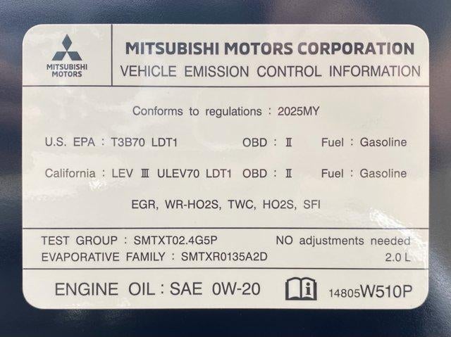 2025 Mitsubishi Outlander Sport ES 2.0 AWC