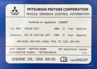 2026 Mitsubishi Eclipse Cross LE S-AWC