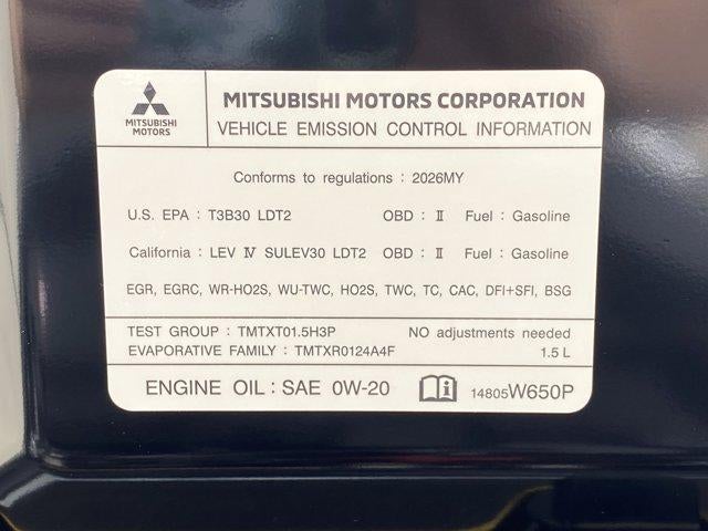 2026 Mitsubishi Outlander ES FWD