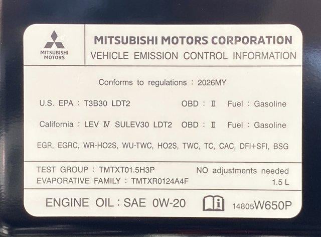 2026 Mitsubishi Outlander ES FWD