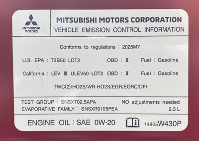 2025 Mitsubishi Outlander SE S-AWC