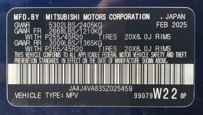 2025 Mitsubishi Outlander SE S-AWC