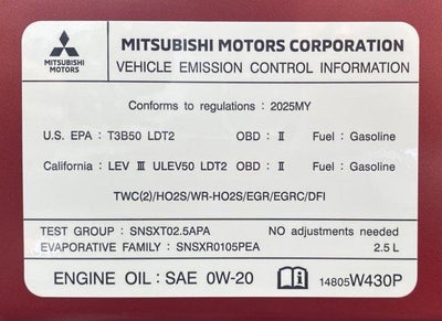 2025 Mitsubishi Outlander SE S-AWC