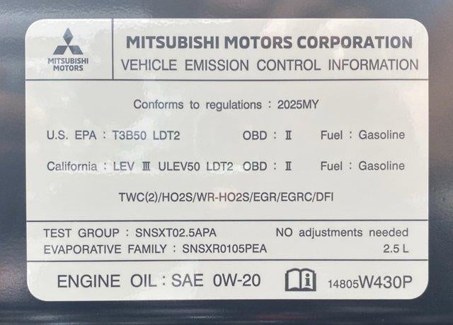 2025 Mitsubishi Outlander SE S-AWC