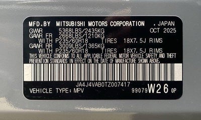 2026 Mitsubishi Outlander Trail Edition S-AWC