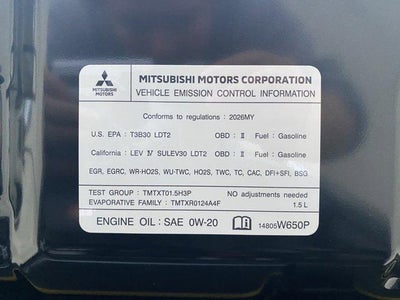 2026 Mitsubishi Outlander SE S-AWC