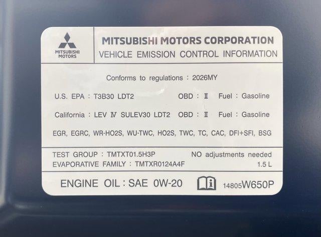 2026 Mitsubishi Outlander SE S-AWC