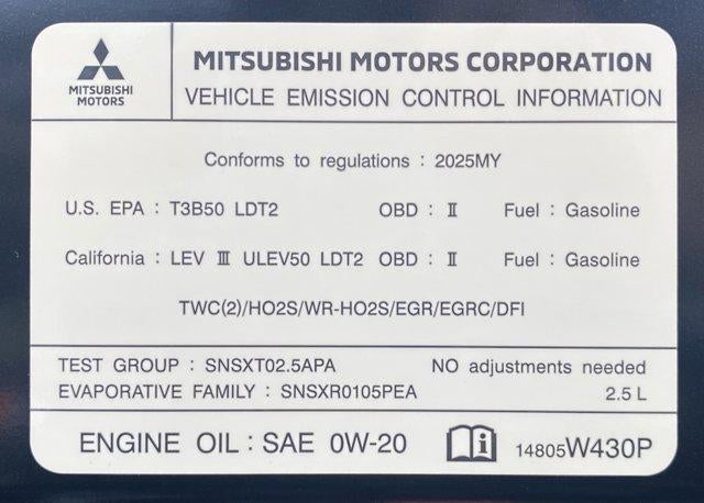 2025 Mitsubishi Outlander Platinum Edition S-AWC