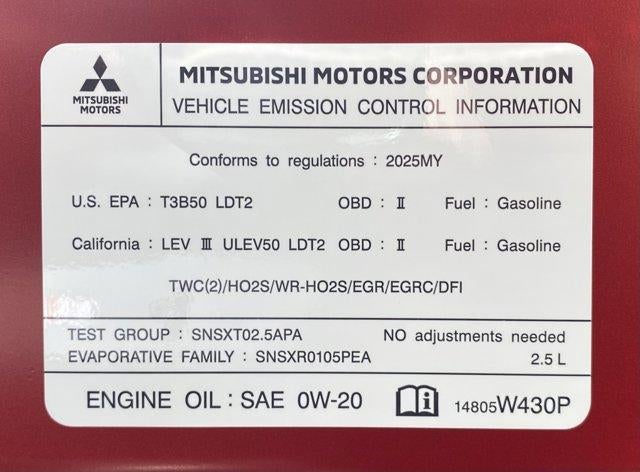 2025 Mitsubishi Outlander SEL S-AWC