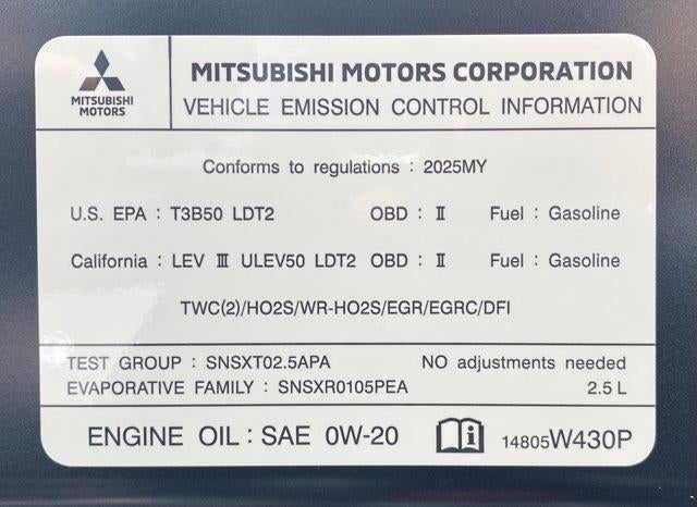 2025 Mitsubishi Outlander SEL S-AWC