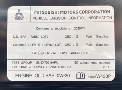 2025 Mitsubishi Outlander Platinum Edition S-AWC