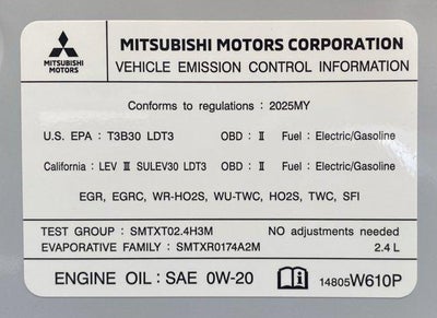 2025 Mitsubishi Outlander Plug-In Hybrid SE S-AWC